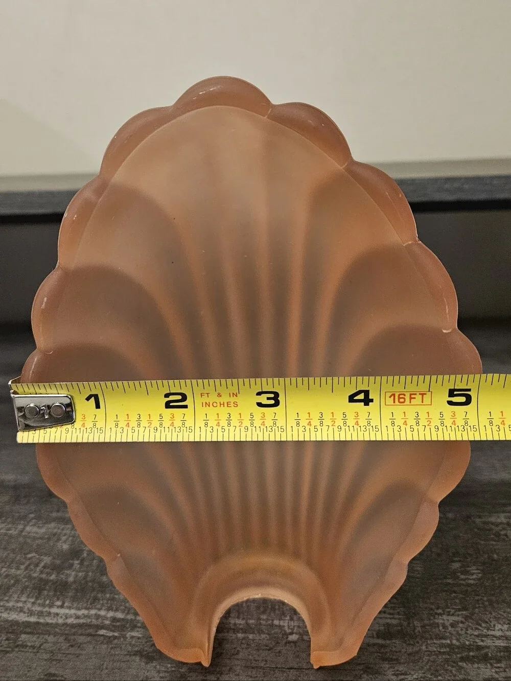 Vintage Art Deco Style PINK SATIN GLASS Slip Shades Sconces- Set Of 2